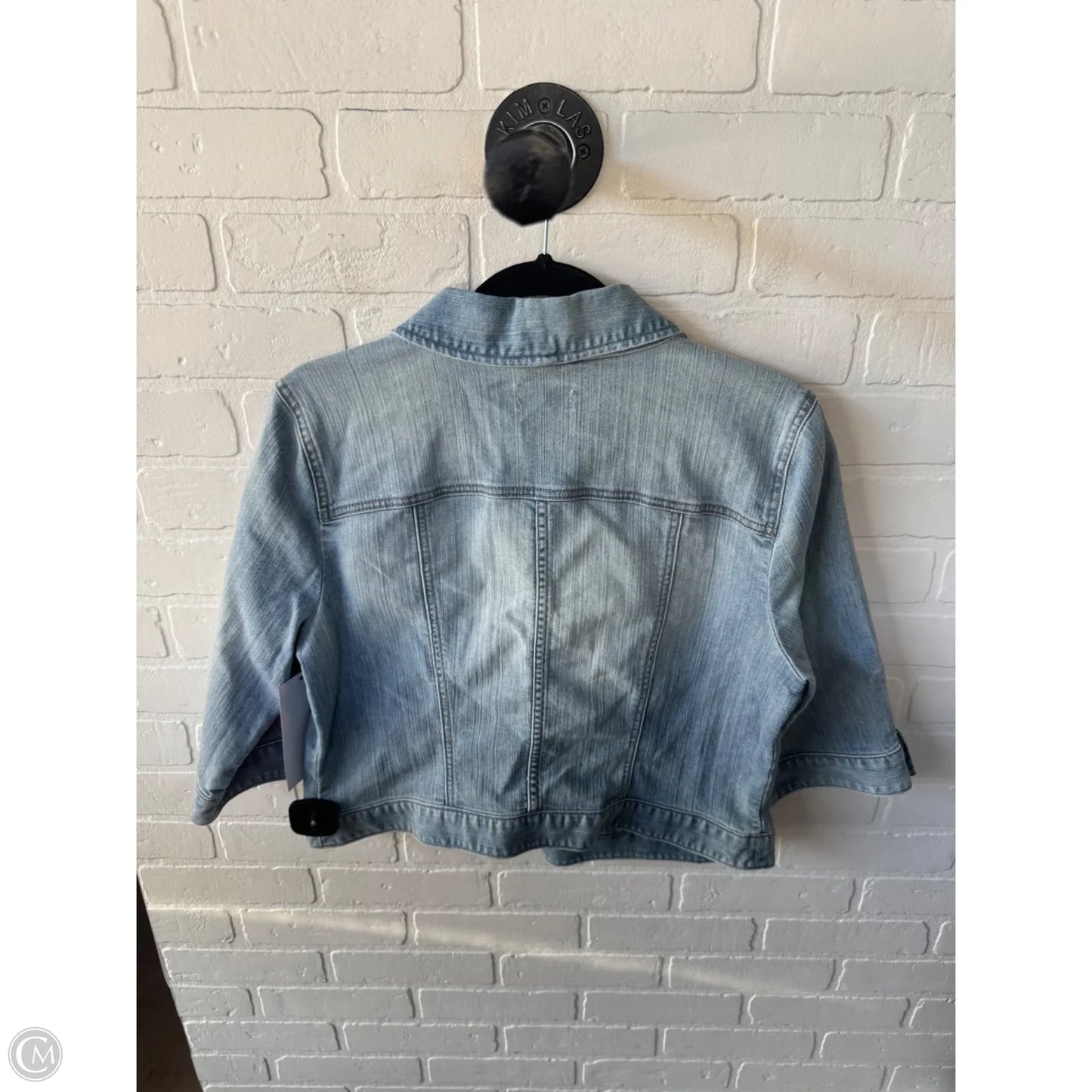 Jacket Denim By Loft In Blue Denim, Size: L