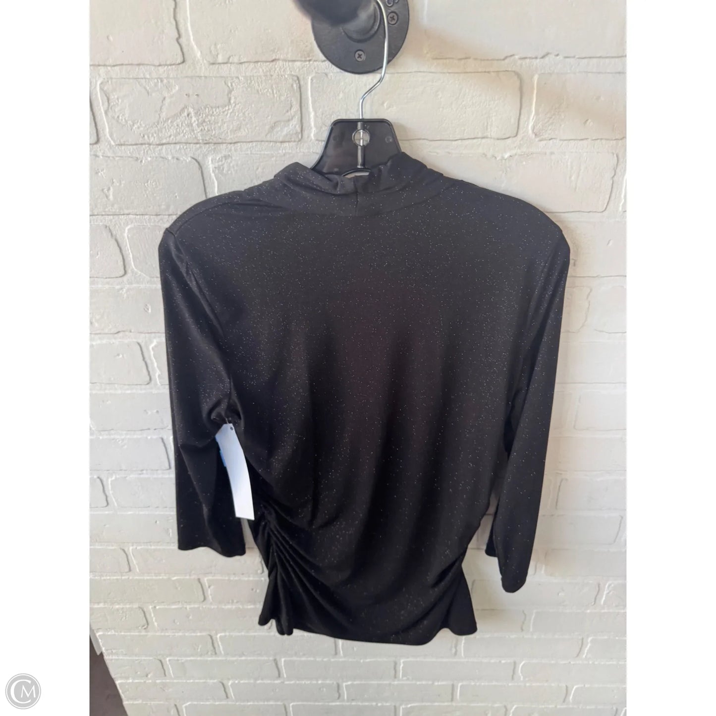 Top Long Sleeve By Vince Camuto In Black, Size: M