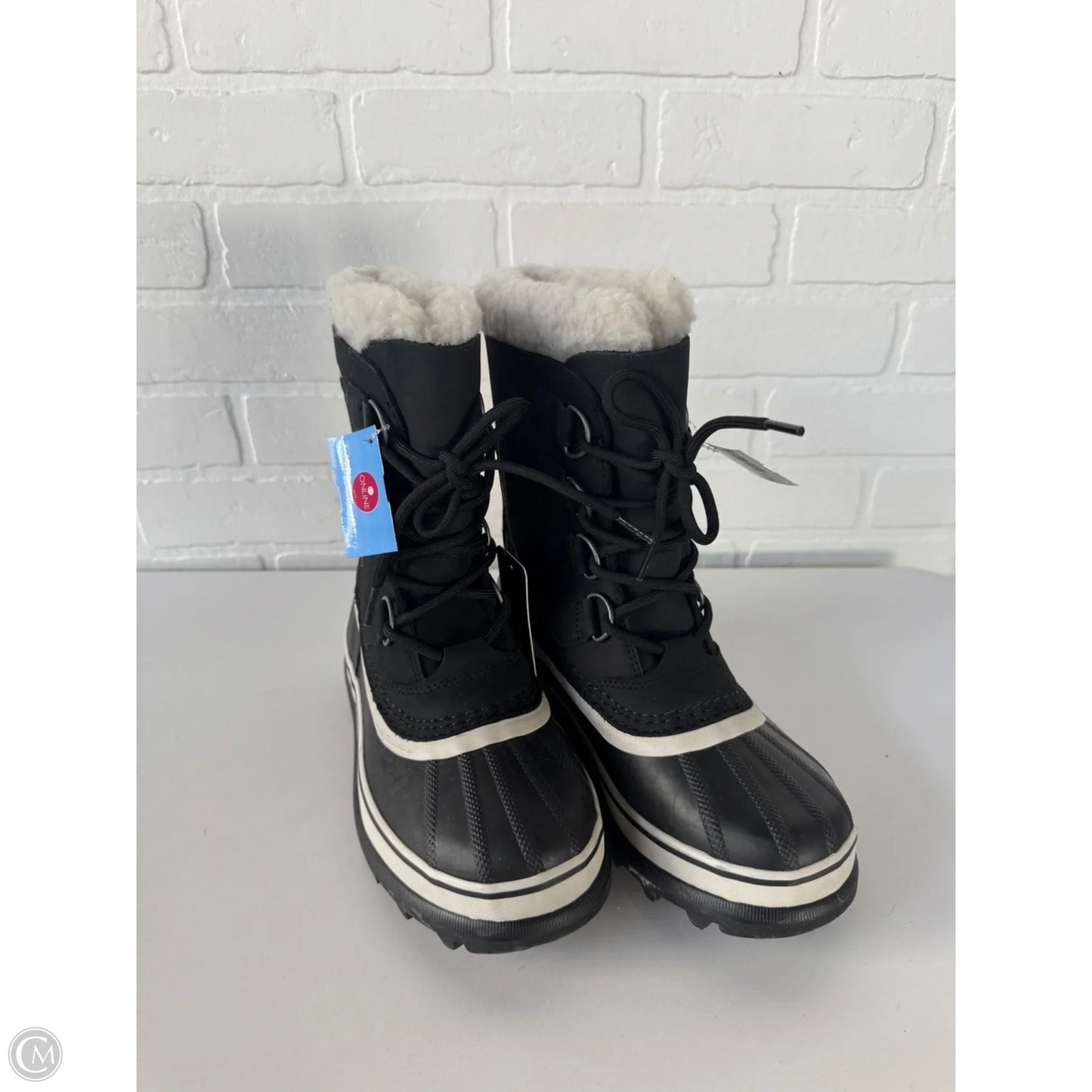 Boots Snow By Sorel In Black & White, Size: 5