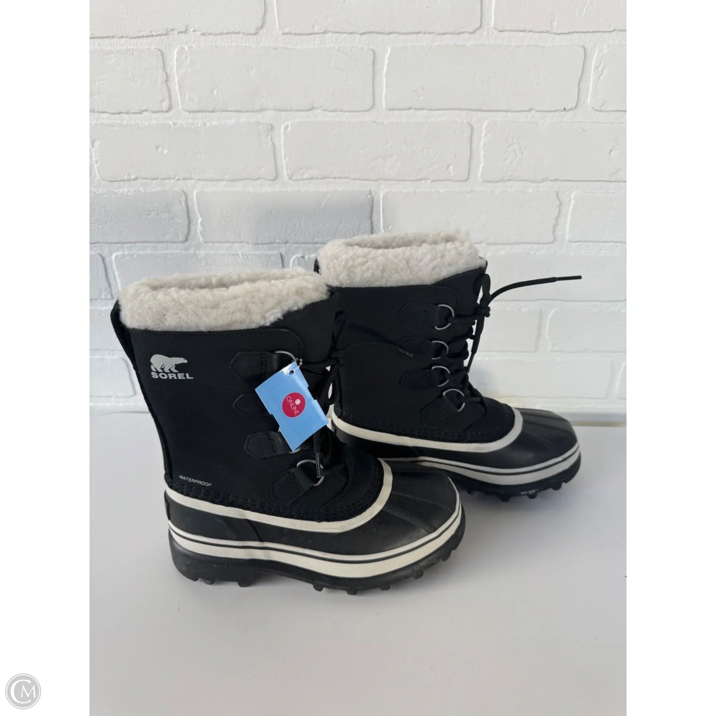 Boots Snow By Sorel In Black & White, Size: 5