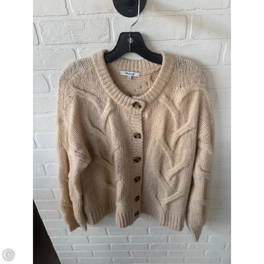 Sweater Cardigan By Madewell In Cream, Size: S