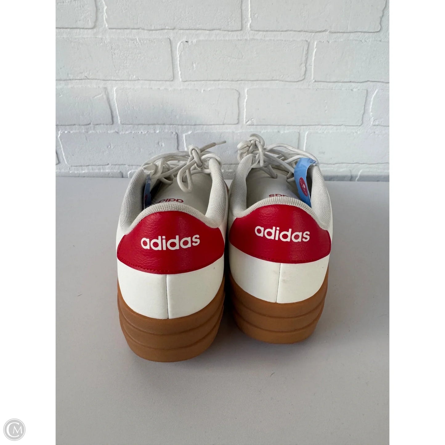 Shoes Sneakers Platform By Adidas In Red & White, Size: 11