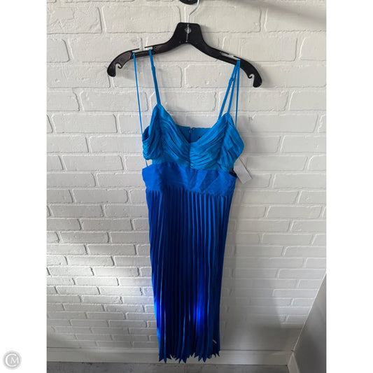 Dress Party Long By Express In Blue, Size: M