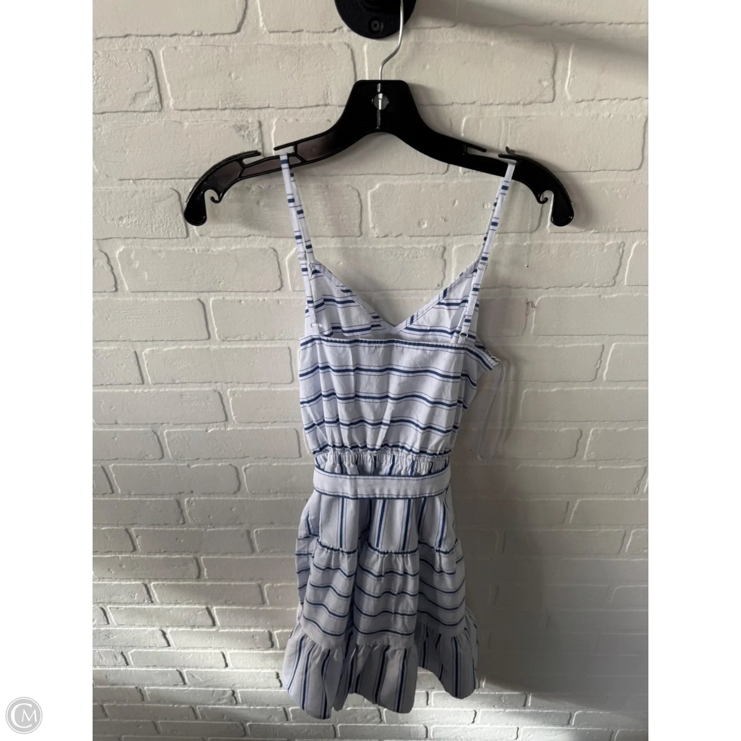 Dress Casual Short By Express In Blue & White, Size: S