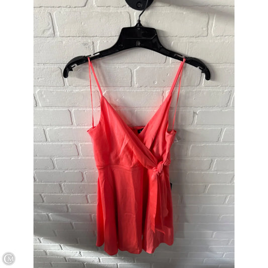 Dress Casual Short By Express In Orange, Size: Xs