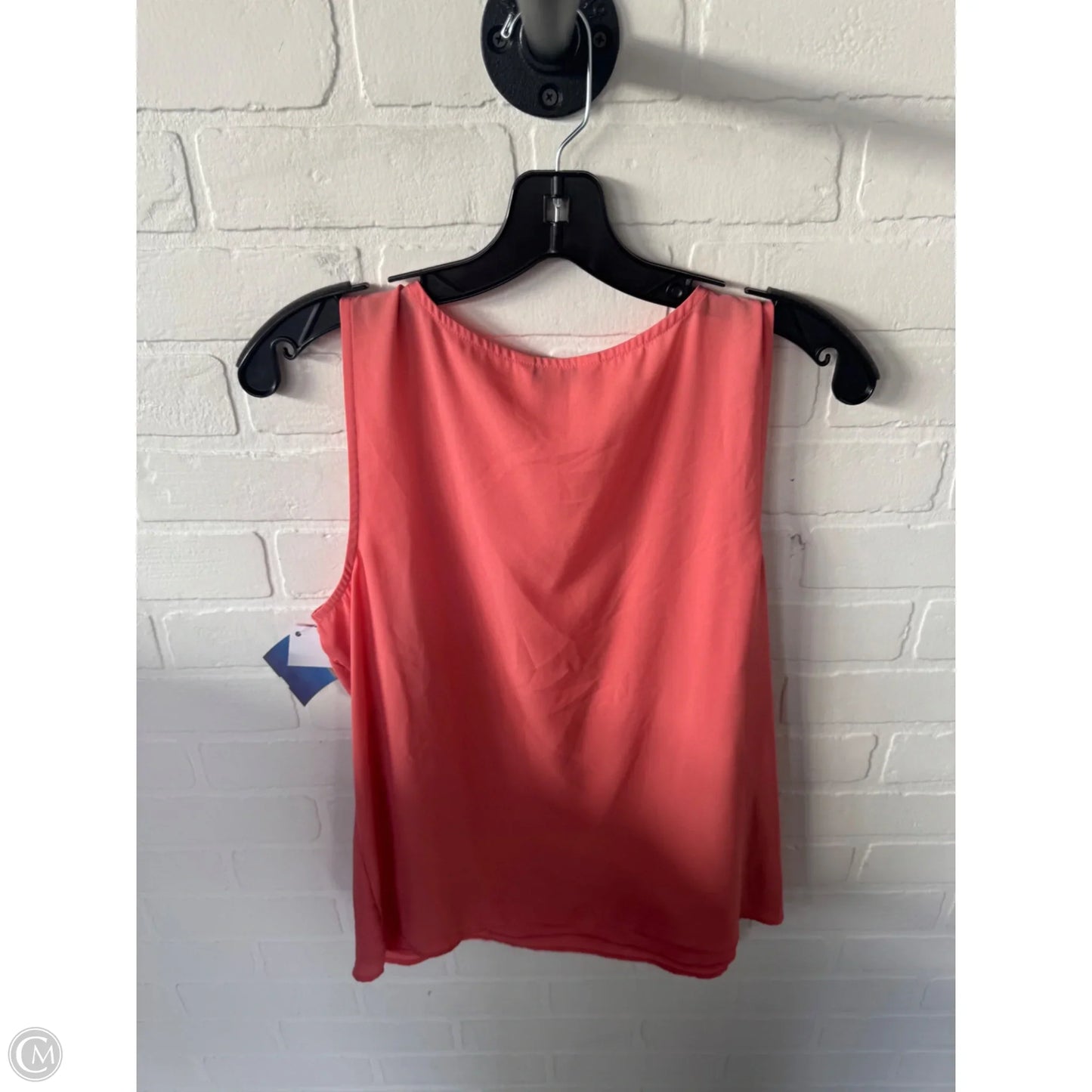 Top Sleeveless By Nine West Apparel In Orange, Size: M