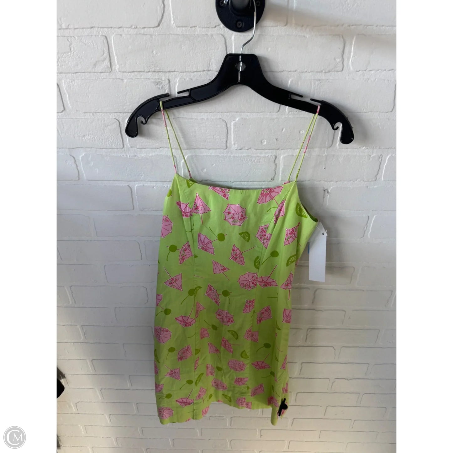 Dress Designer By Lilly Pulitzer In Green & Pink, Size: S