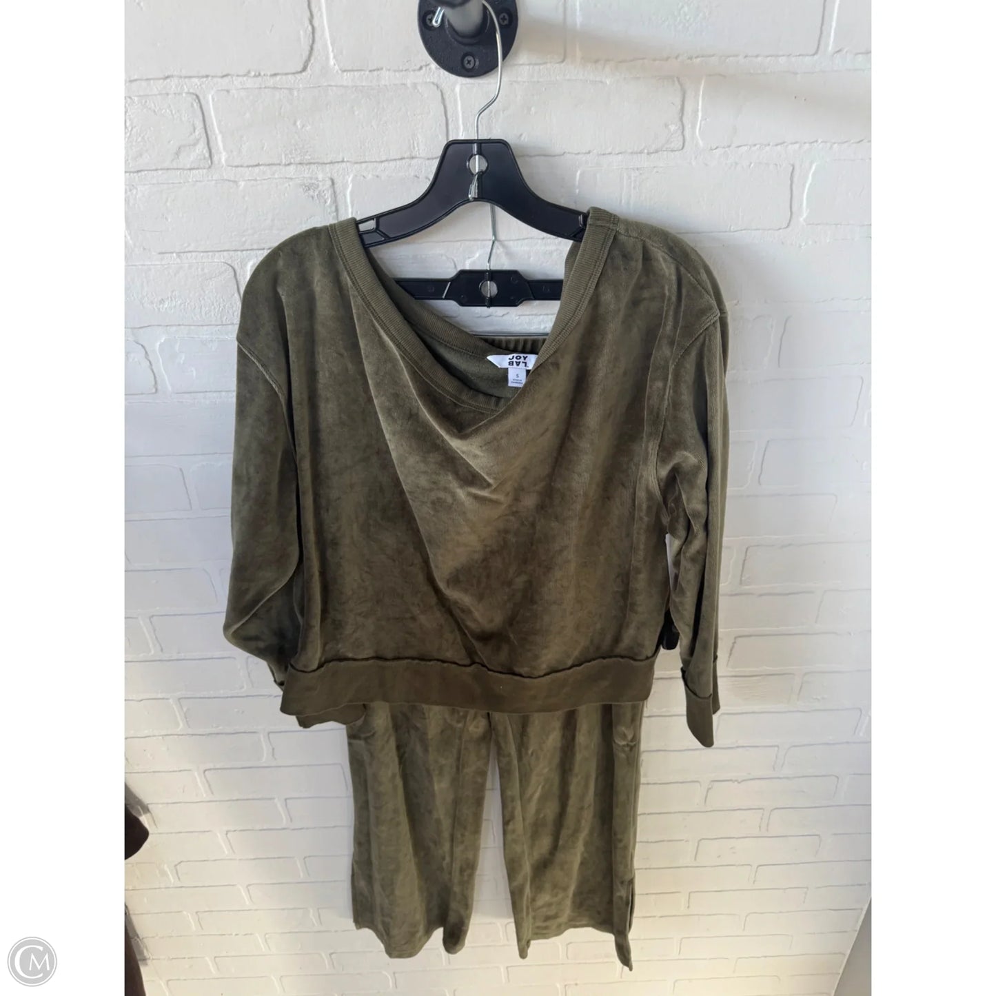 Lounge Set Pants By Joy Lab In Green, Size: S