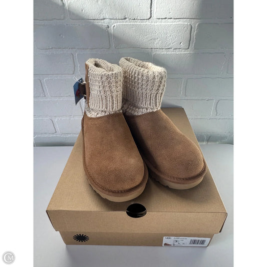Boots Designer By Ugg In Cream & Tan, Size: 7