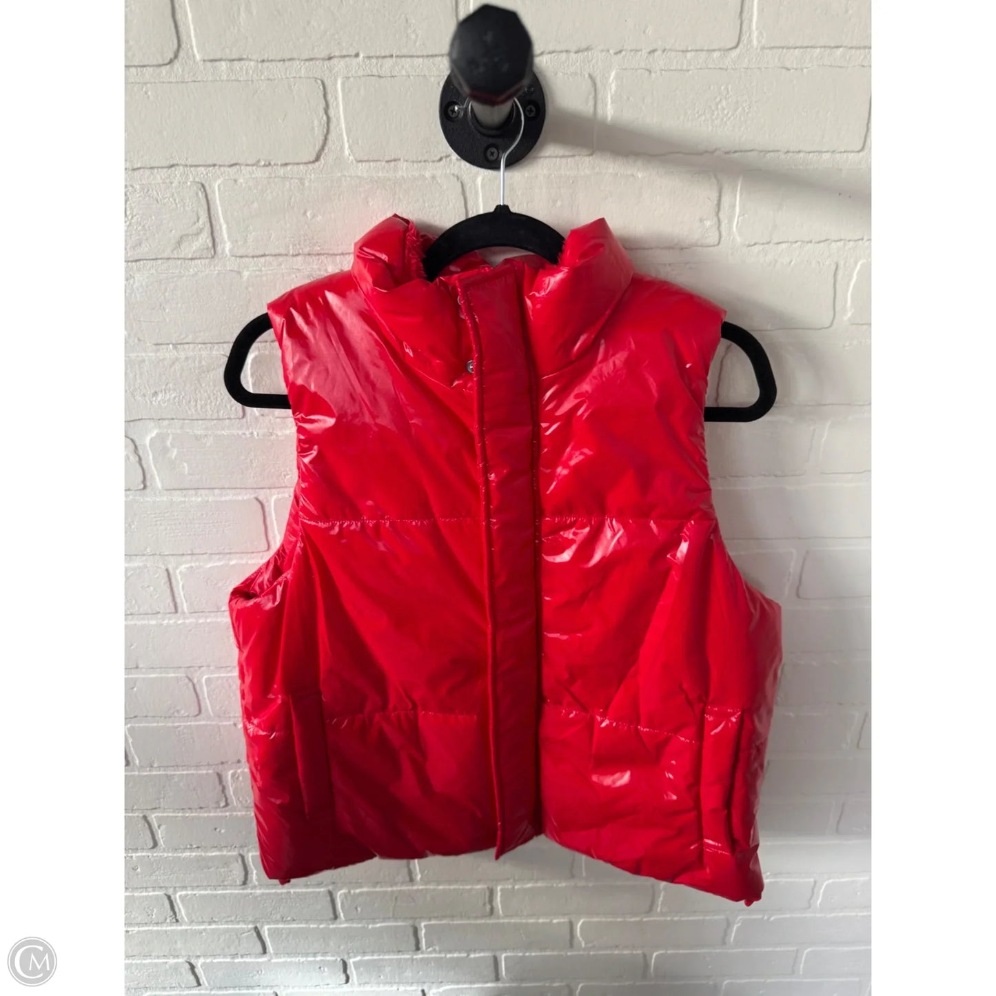Vest Puffer & Quilted By A New Day In Red, Size: M