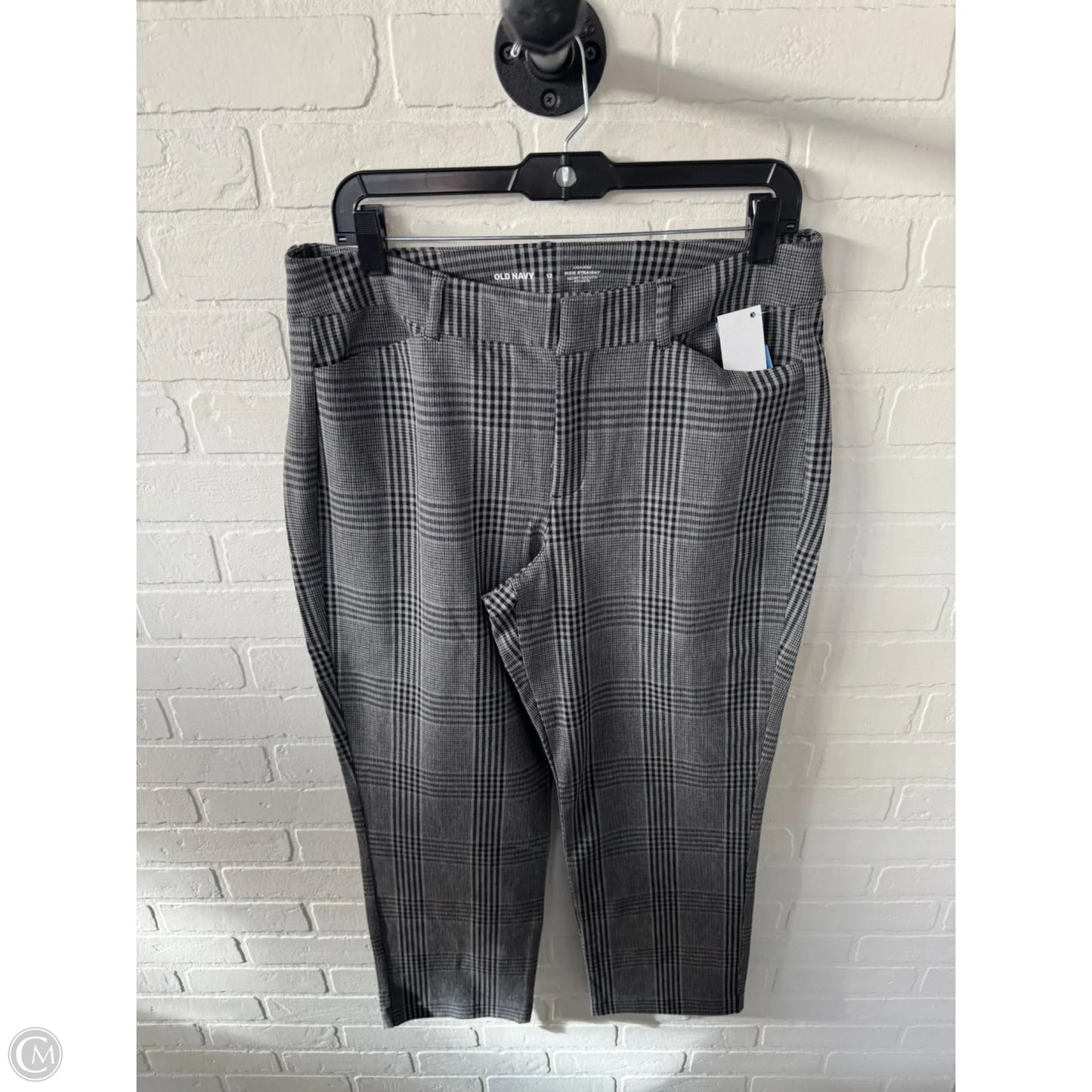 Pants Other By Old Navy In Black & Grey, Size: 12