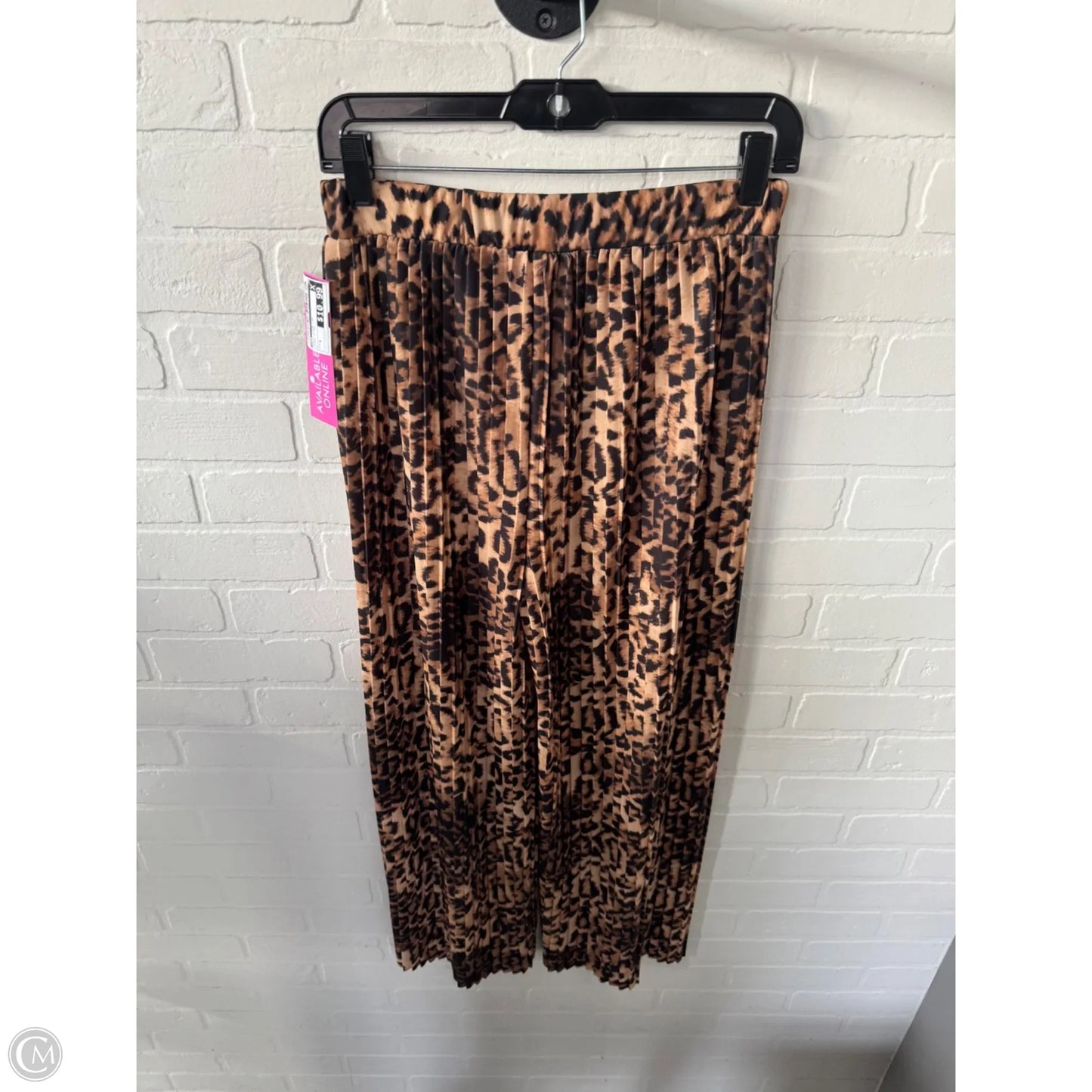 Pants Wide Leg By H&m In Brown & Tan, Size: 4