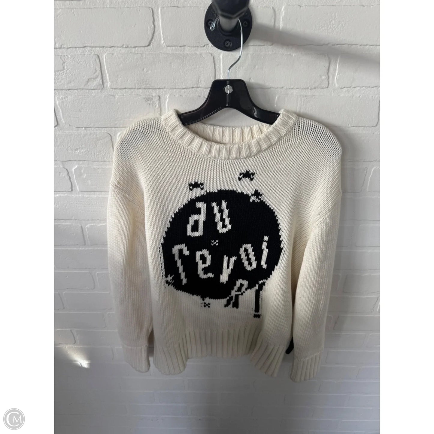 Sweater By Current/elliott In Cream, Size: S