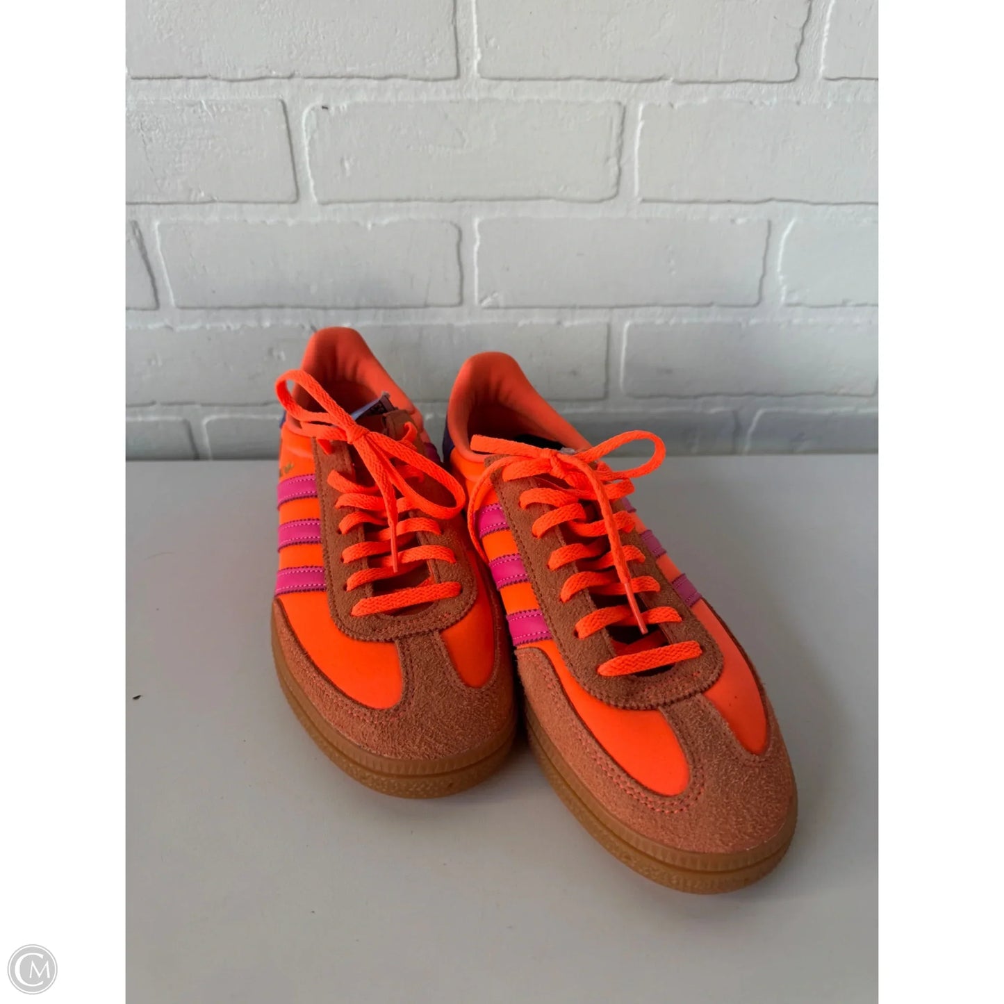 Shoes Sneakers By Adidas In Orange, Size: 7