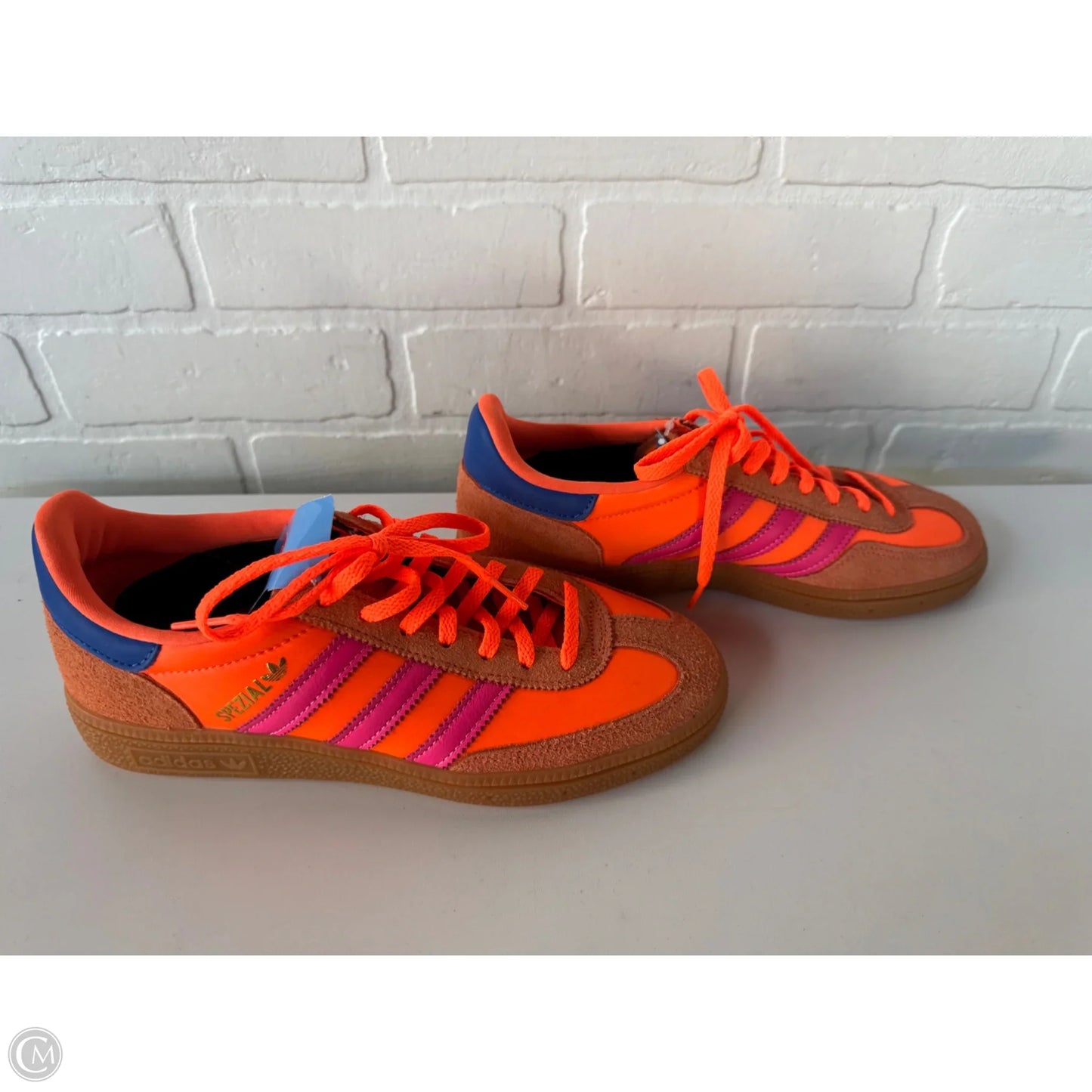 Shoes Sneakers By Adidas In Orange, Size: 7