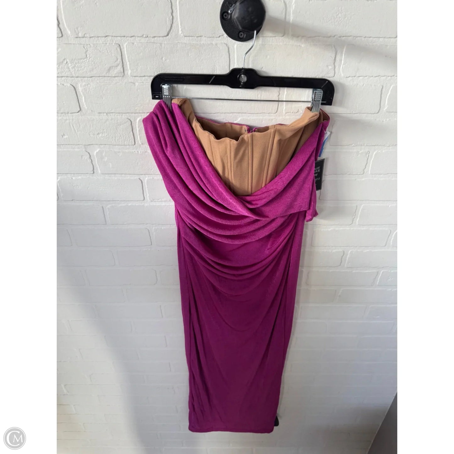 Dress Party Long By Clothes Mentor In Pink, Size: Xl