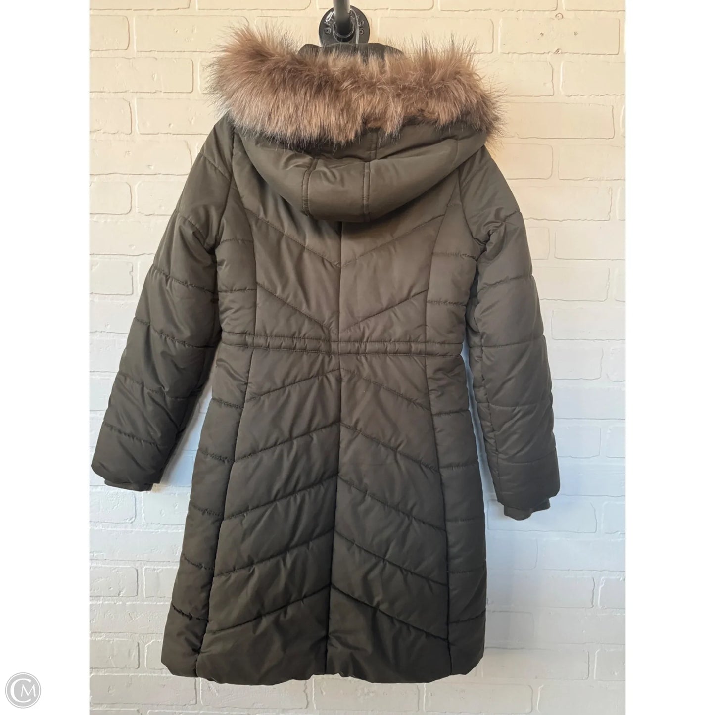 Coat Puffer & Quilted By A New Day In Green, Size: S