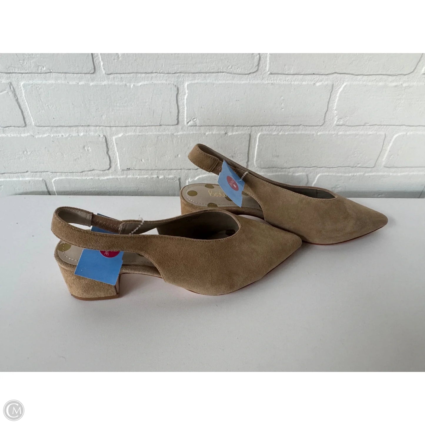 Shoes Heels Block By Boden In Tan, Size: 6.5