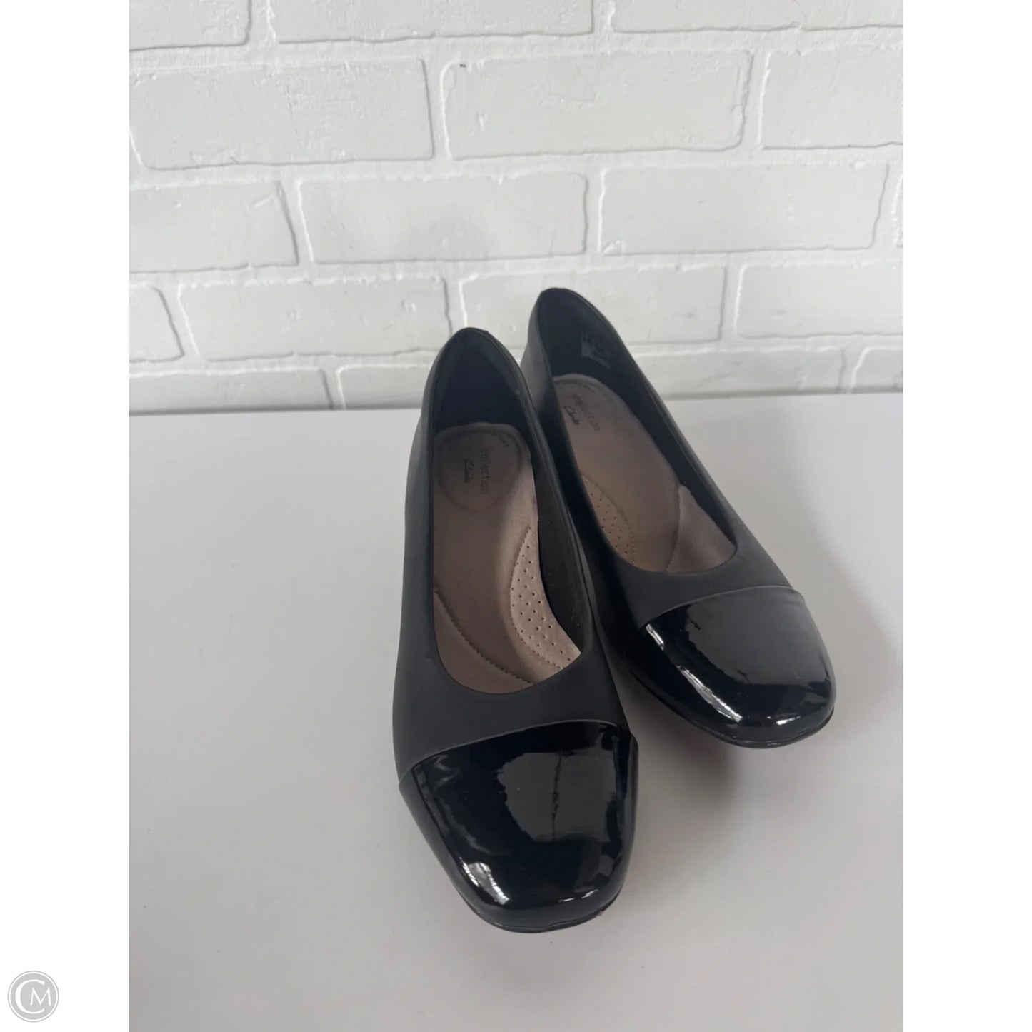 Shoes Heels Block By Clarks In Black, Size: 9.5