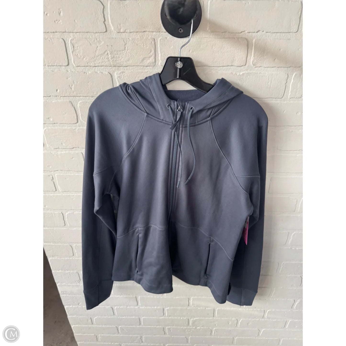Athletic Jacket By Athleta In Grey, Size: M