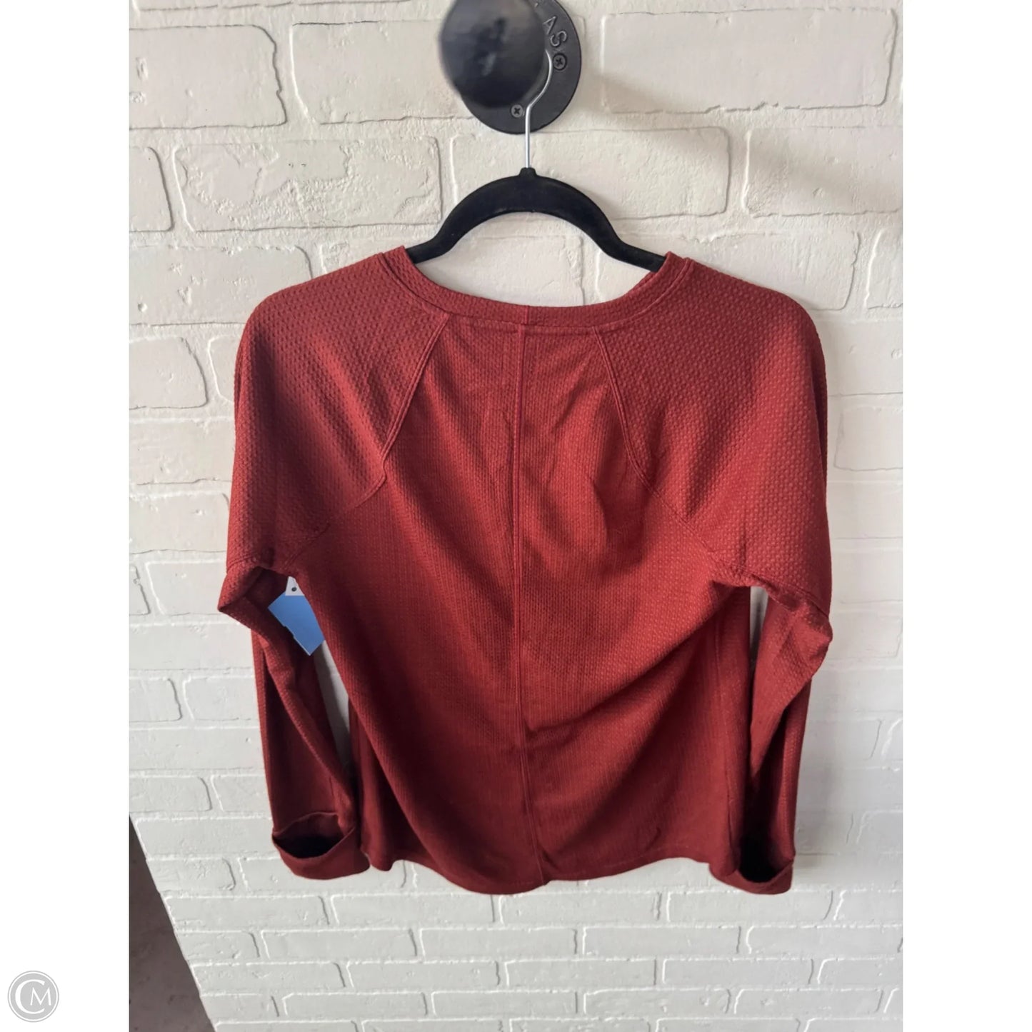 Athletic Top Long Sleeve Crewneck By Prana In Brown, Size: S