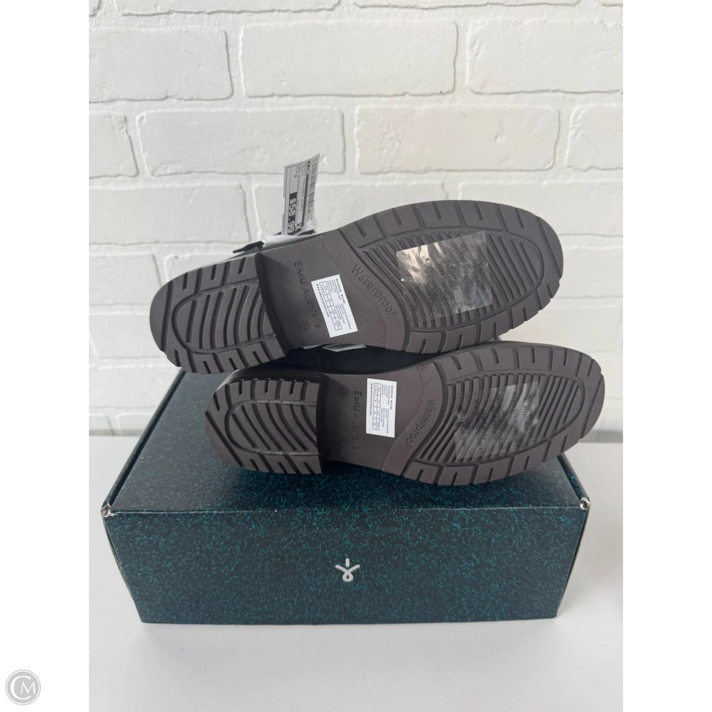 Boots Mid-calf Flats By Emu Australia In Black, Size: 8