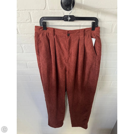 Pants Corduroy By Madewell In Brown, Size: 12