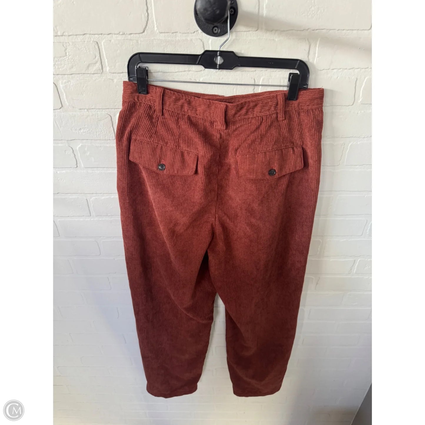 Pants Corduroy By Madewell In Brown, Size: 12
