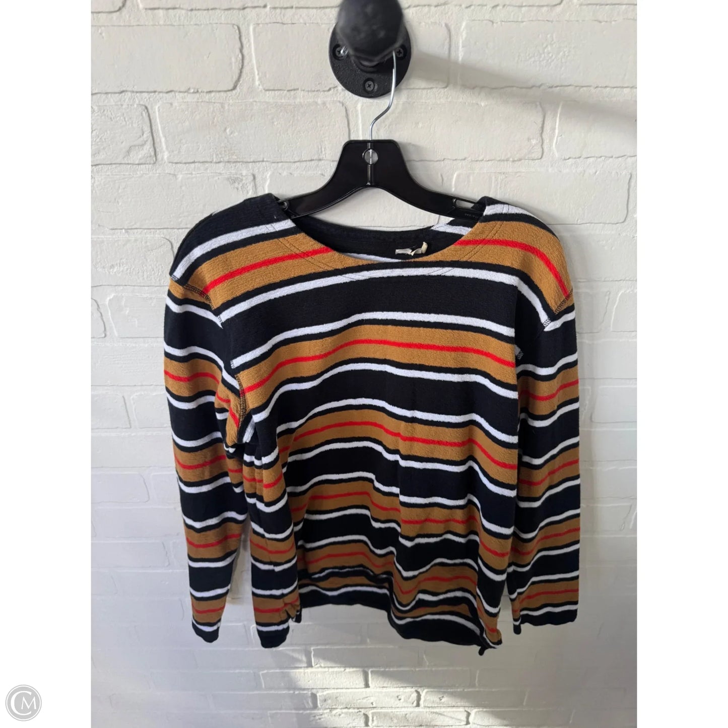 Sweatshirt Crewneck By Levis In Black & Tan, Size: L