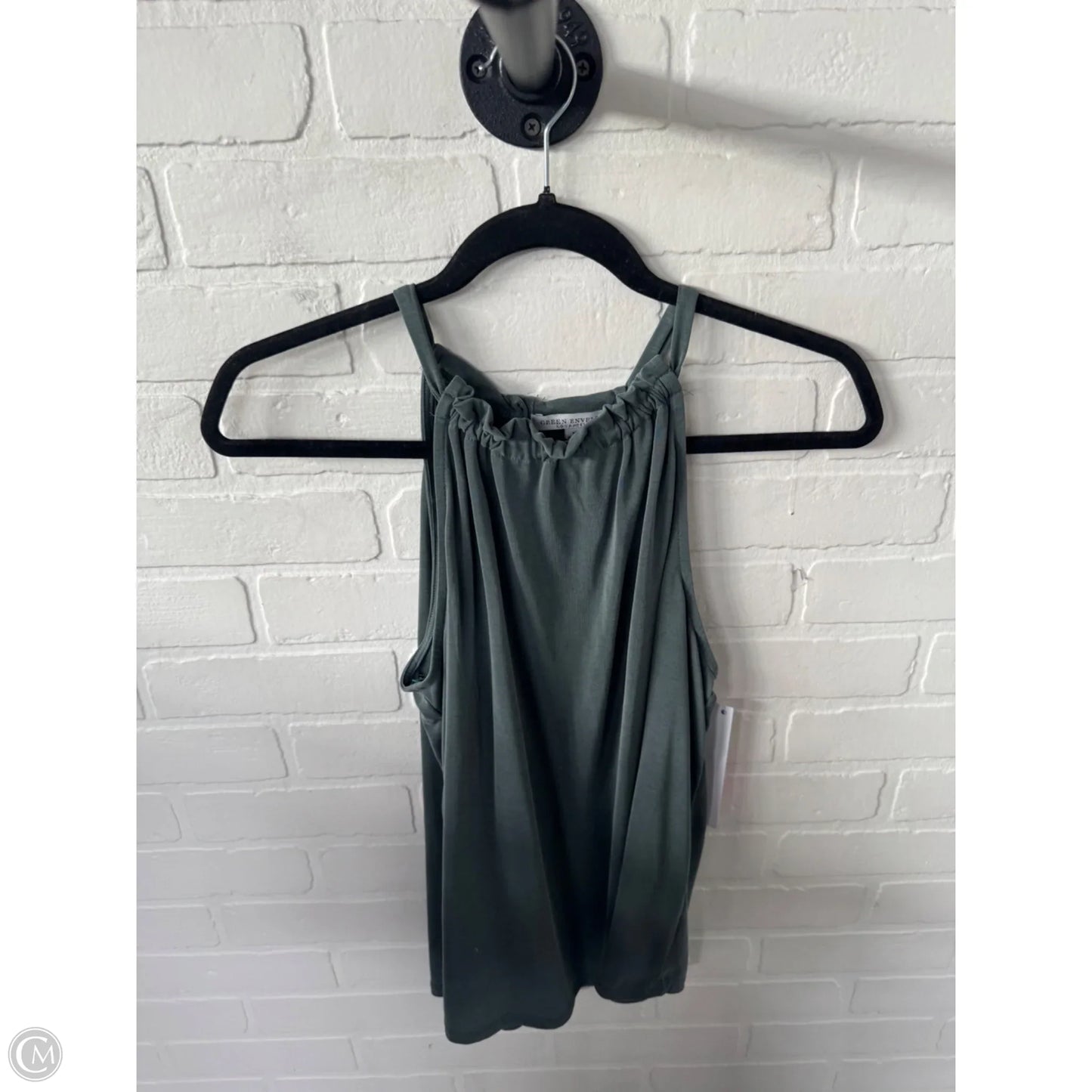 Top Sleeveless By Green Envelope In Green, Size: M