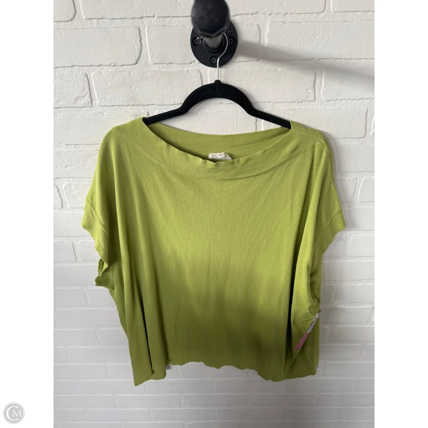 Sweater Short Sleeve By Entro In Green, Size: L