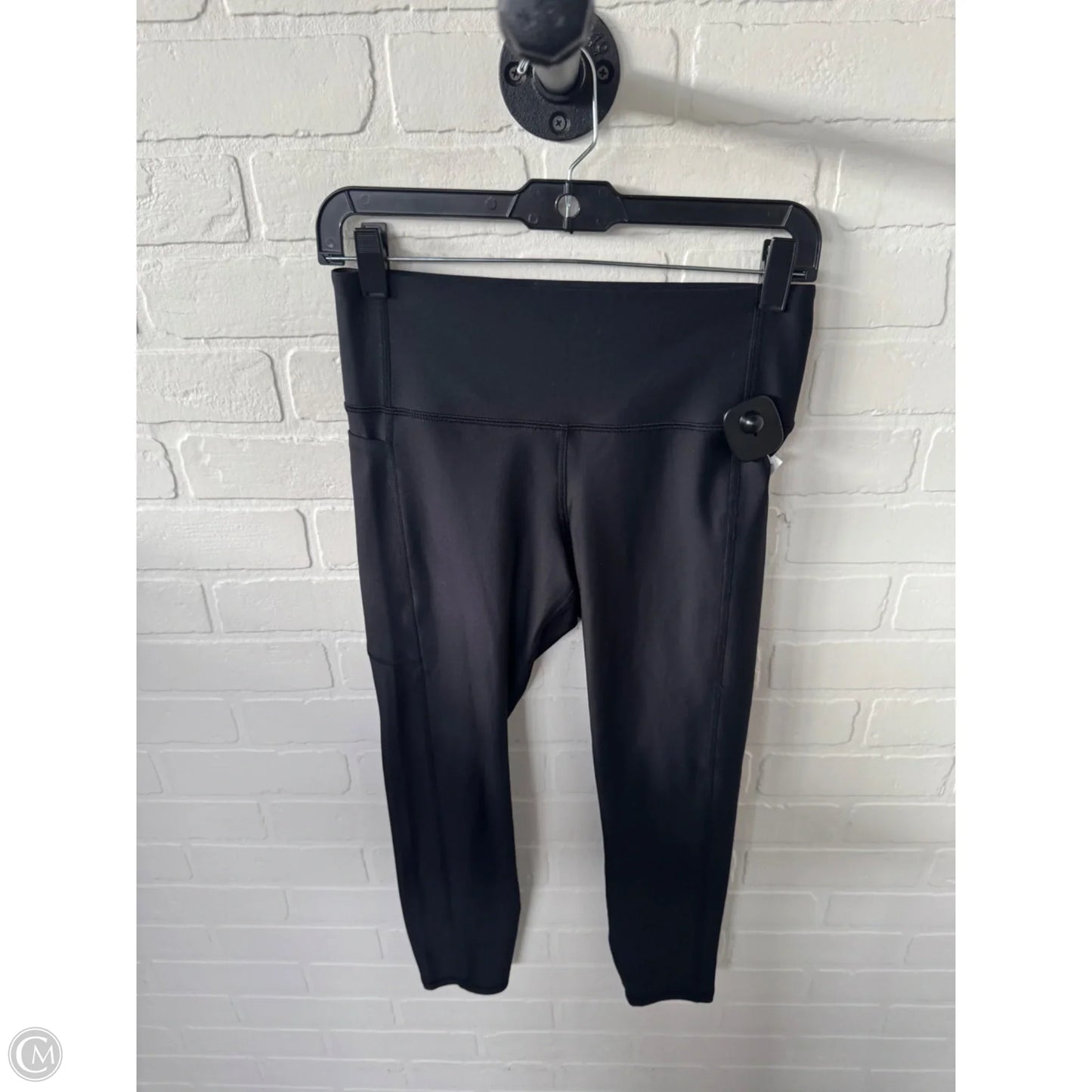 Athletic Leggings By Under Armour In Black, Size: 8