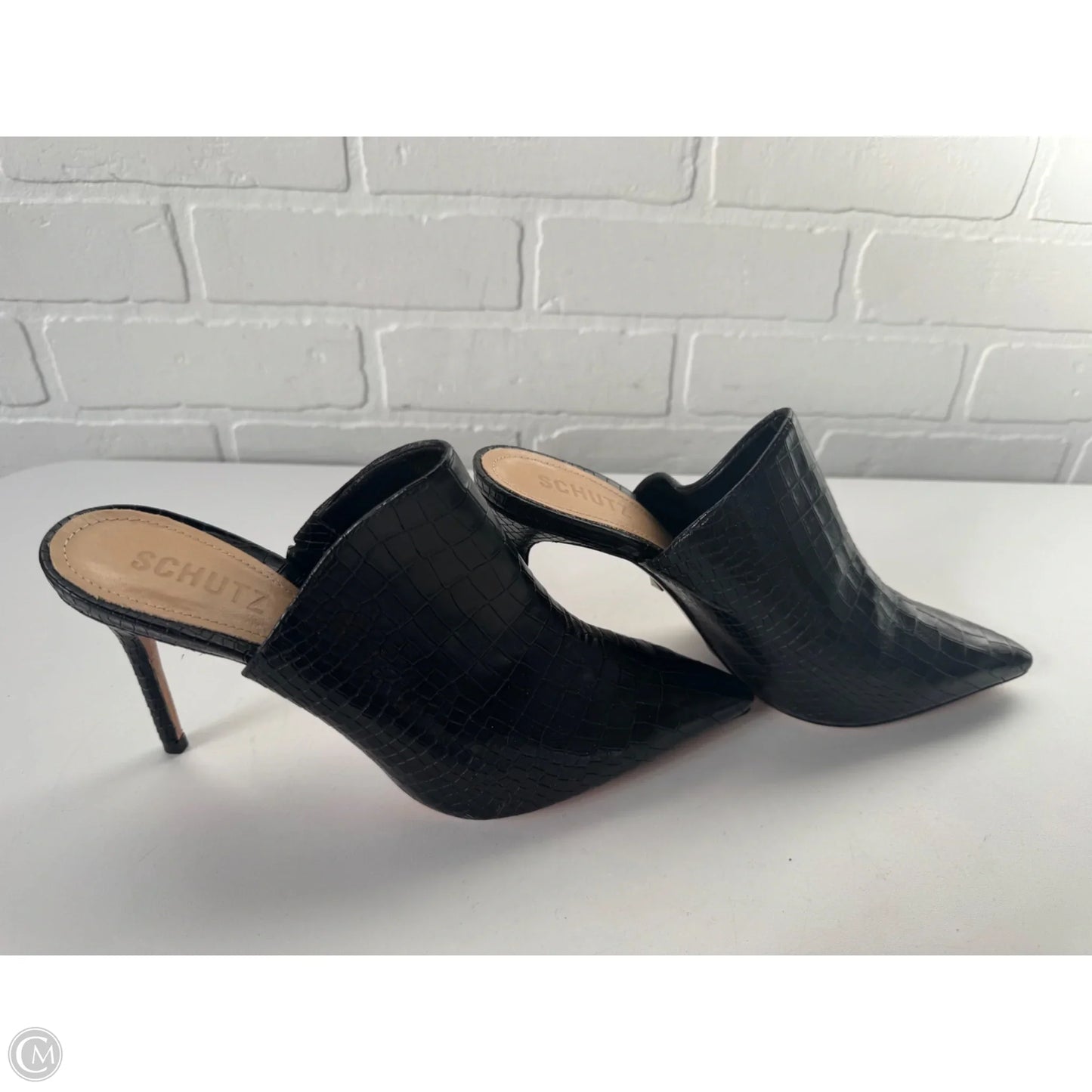 Shoes Heels Stiletto By Schutz In Black, Size: 8