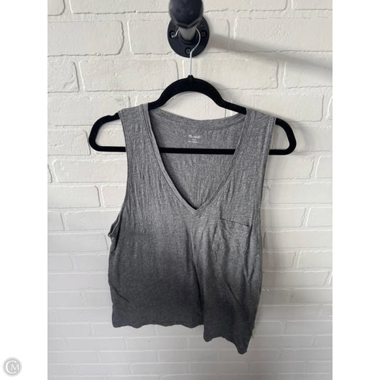 Top Sleeveless Basic By Madewell In Grey, Size: L