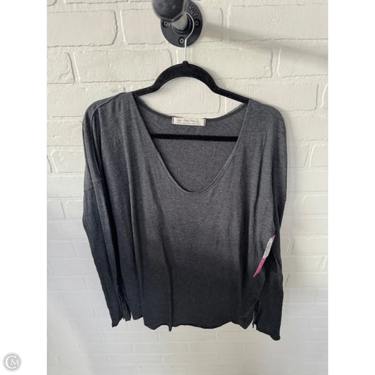 Top Long Sleeve By We The Free In Grey, Size: M