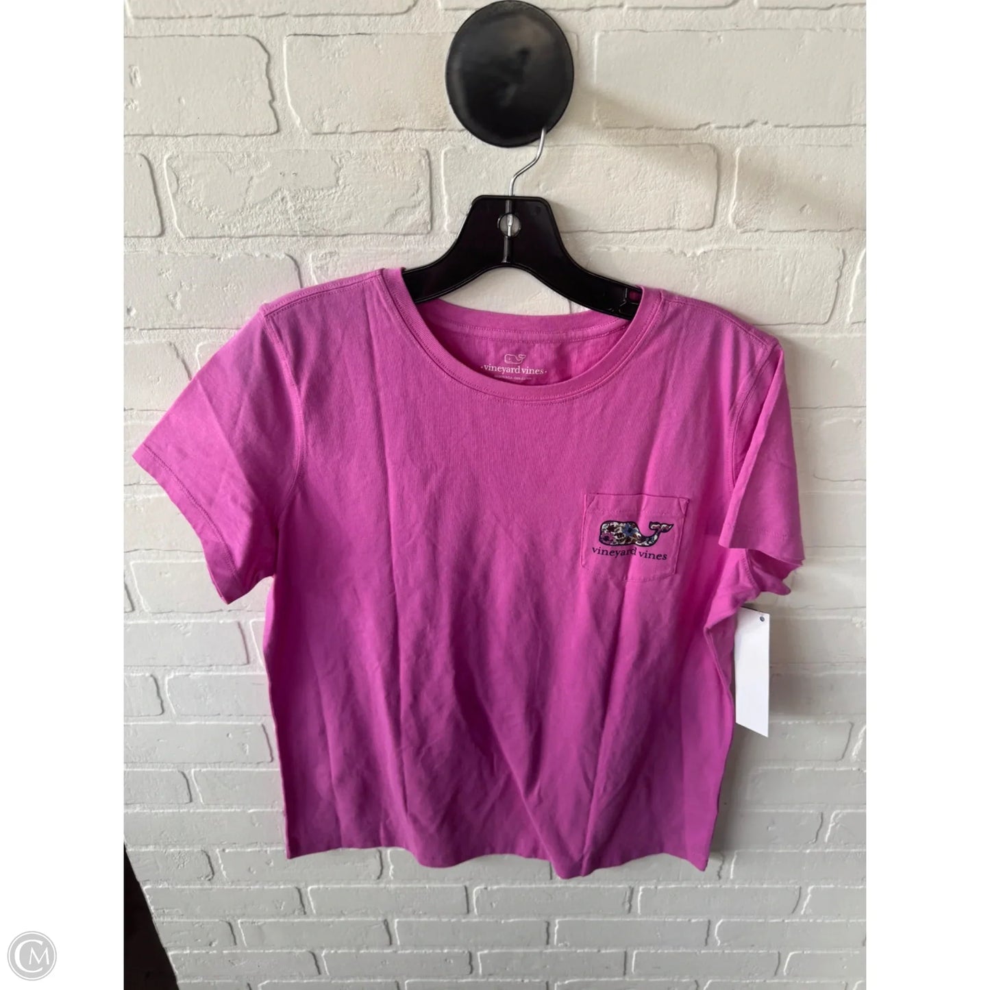 Top Short Sleeve Basic By Vineyard Vines In Pink, Size: M