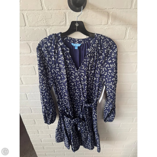 Dress Casual Short By Draper James In Blue & White, Size: S