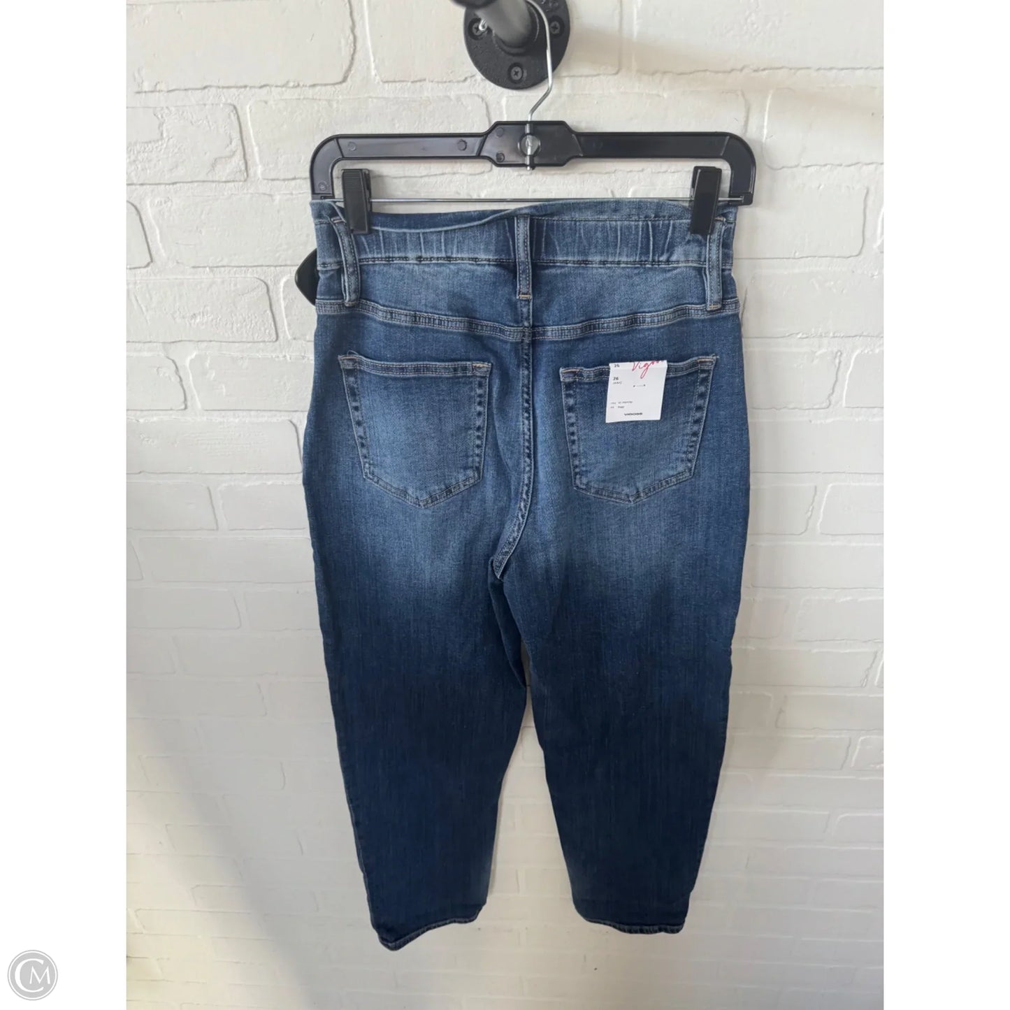 Jeans Straight By Vigoss In Blue Denim, Size: 2