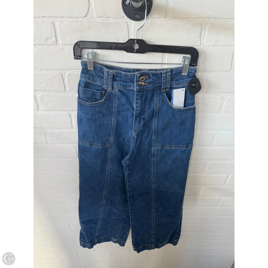 Jeans Wide Leg By Pilcro In Blue Denim, Size: 2