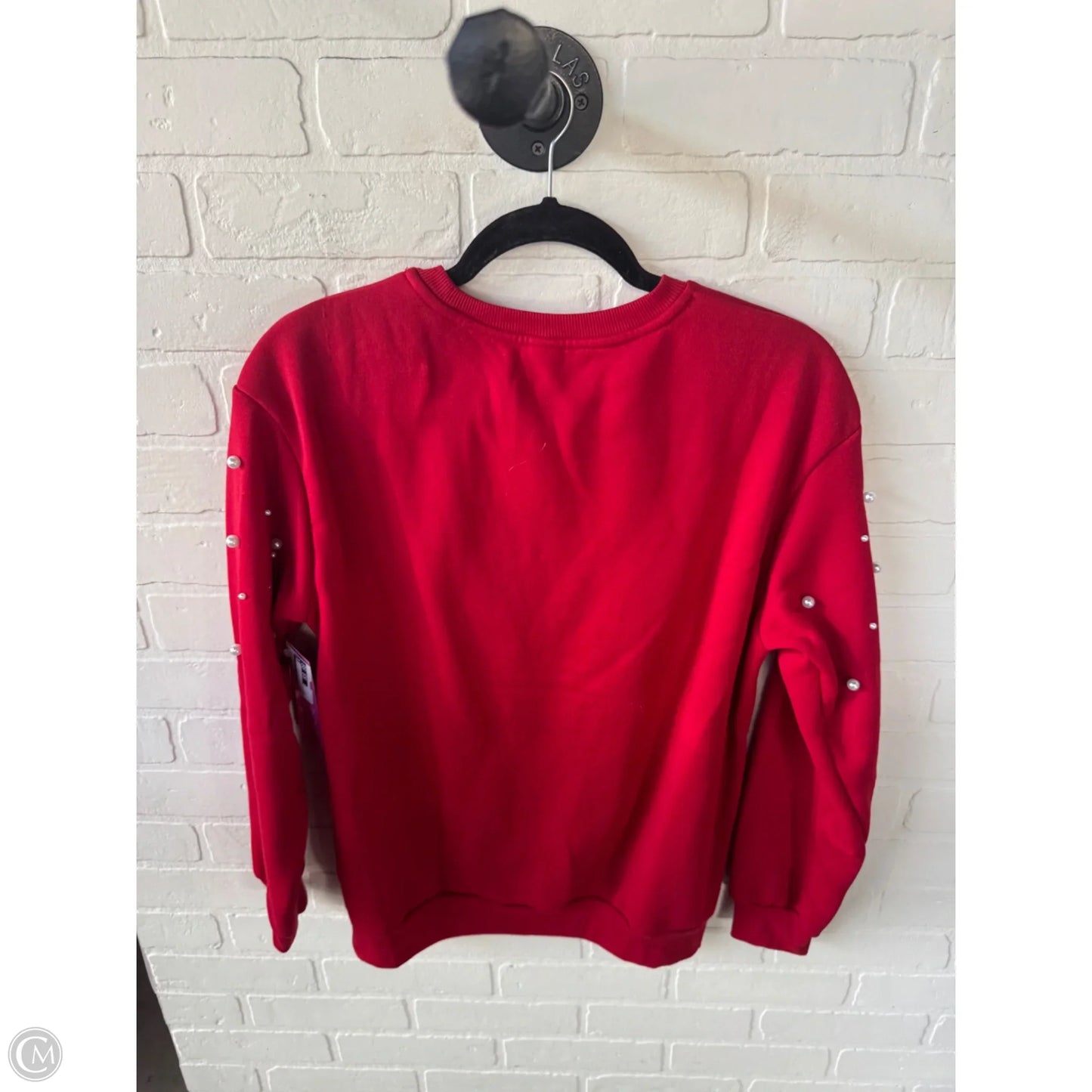 Sweatshirt Crewneck By Shein In Red, Size: S