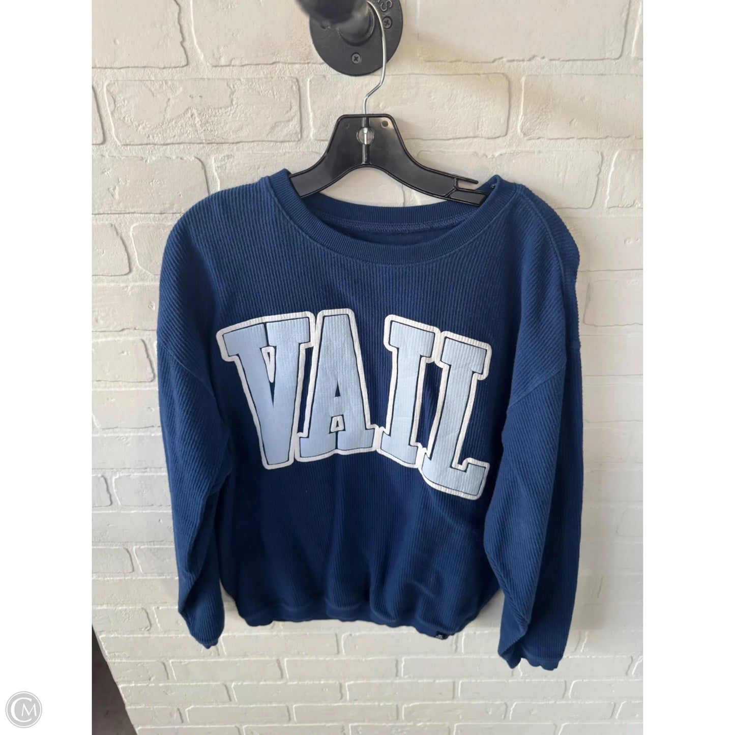 Sweatshirt Crewneck By Clothes Mentor In Blue, Size: S