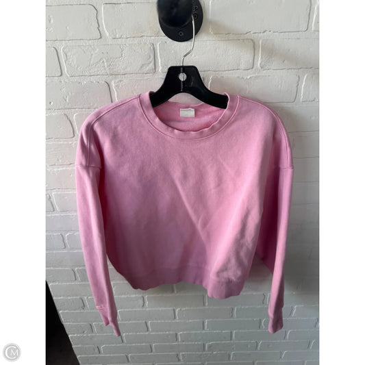 Sweatshirt Crewneck By Clothes Mentor In Pink, Size: S