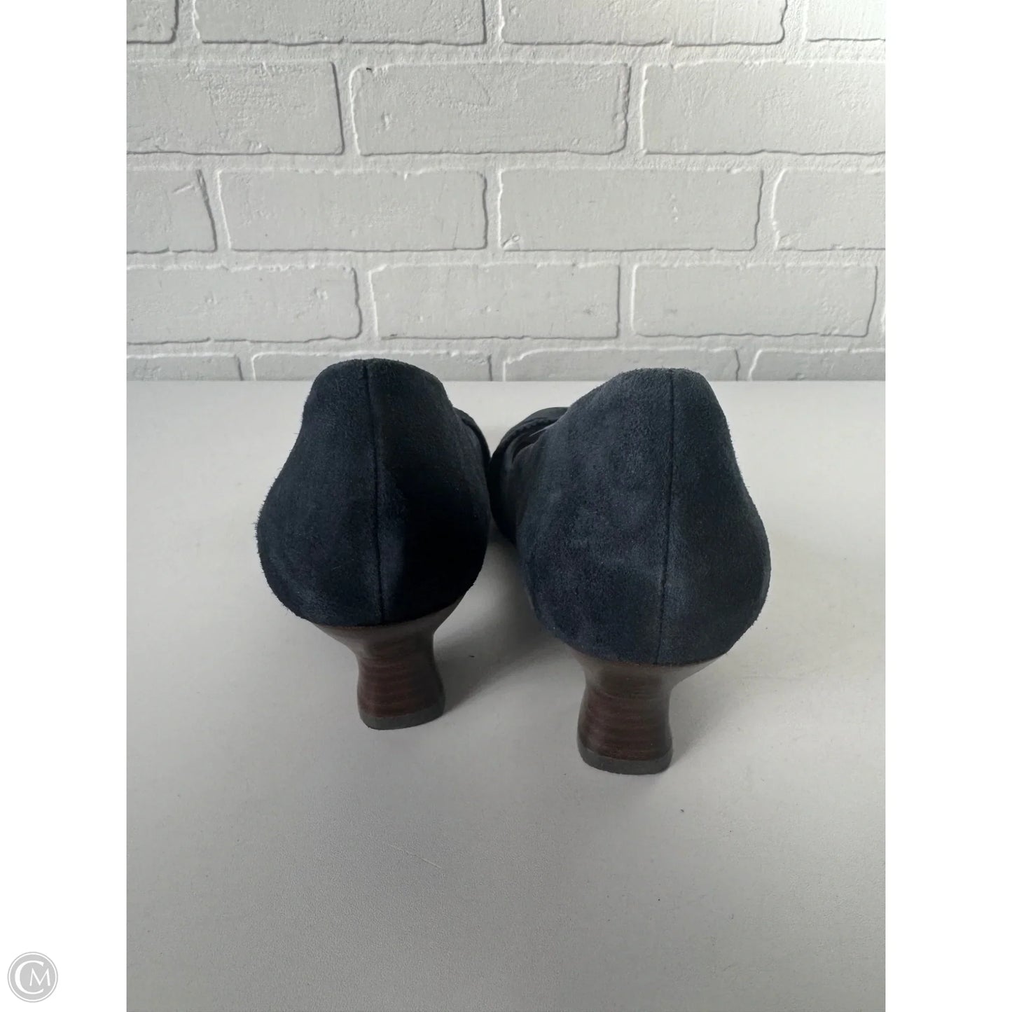 Shoes Heels Block By Cmb In Blue, Size: 7.5