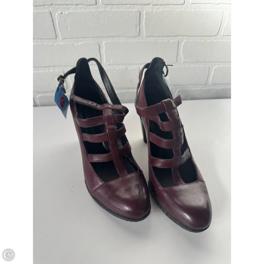 Shoes Heels Block By Clothes Mentor In Purple, Size: 7.5