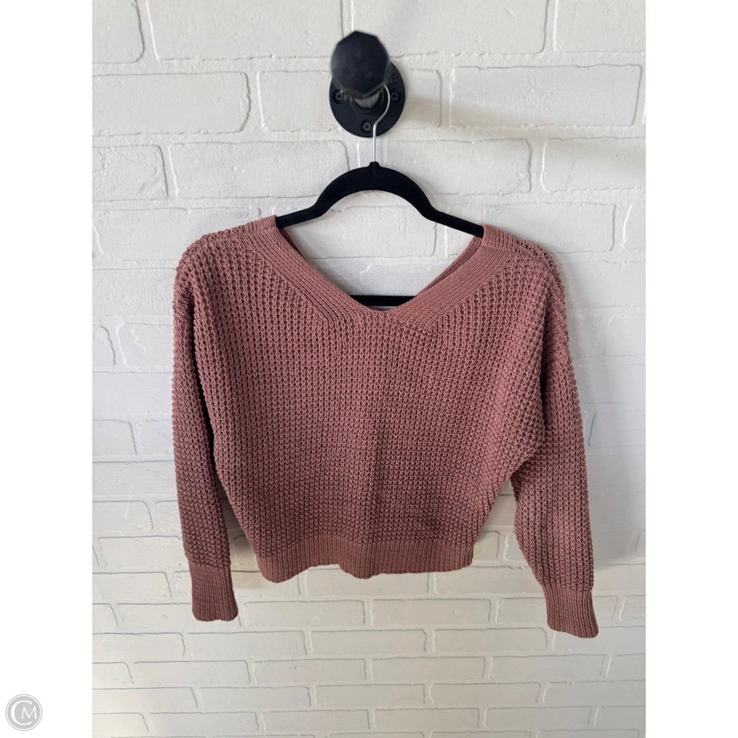 Sweater Cardigan By Moon And Madison In Tan, Size: Xs