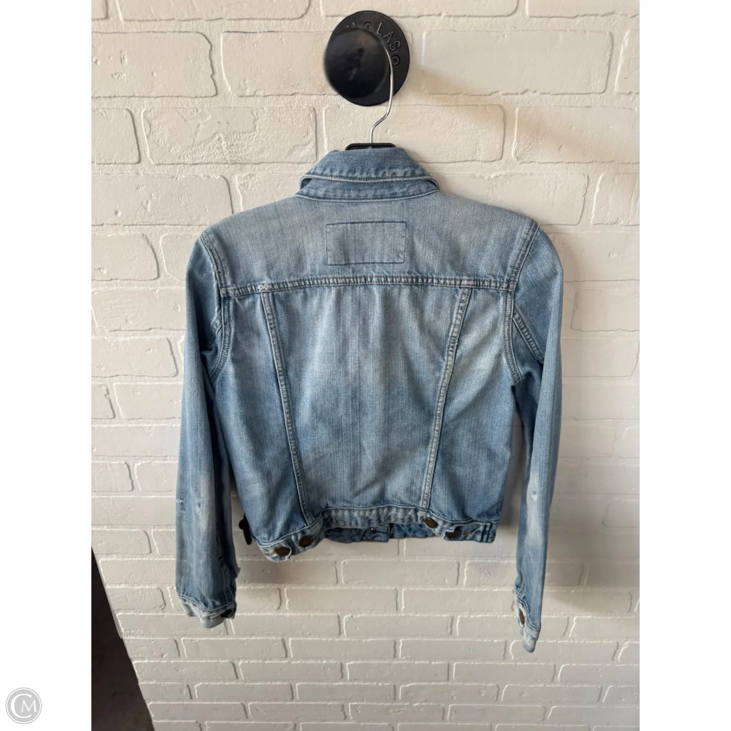 Jacket Denim By Gap In Blue Denim, Size: S