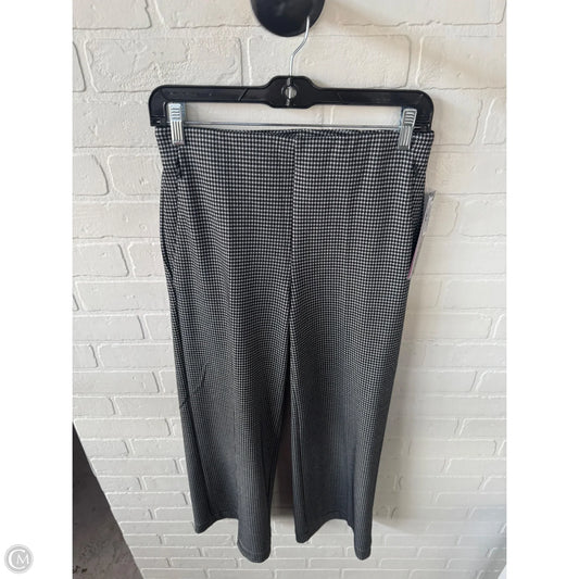 Pants Wide Leg By Loft In Black & White, Size: 4p