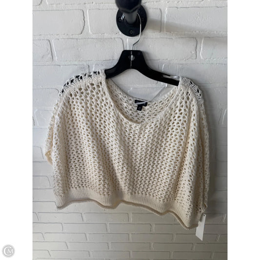 Sweater By Torrid In Cream, Size: Xl
