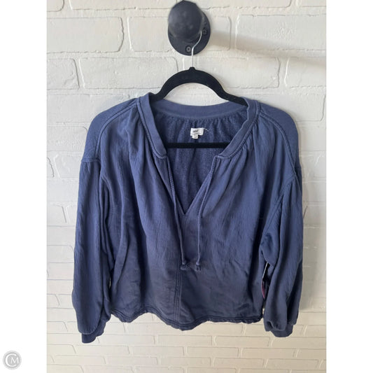 Sweatshirt Crewneck By Aerie In Blue, Size: Xs