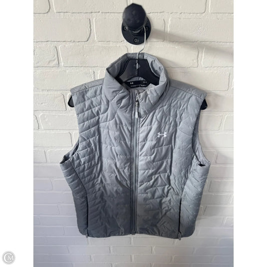 Vest Puffer & Quilted By Under Armour In Grey, Size: L